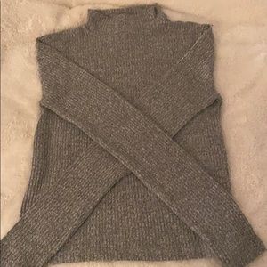 Forever21 Marbled Mock-Neck Top